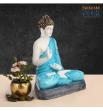 Healing Spirit Blue Blessing Buddha Statue