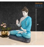 Healing Spirit Blue Blessing Buddha Statue