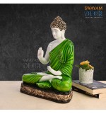 Green Blessing Buddha Statue