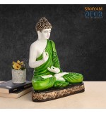 Green Blessing Buddha Statue