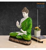 Green Blessing Buddha Statue