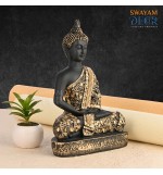 Black Golden Buddha Statue