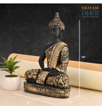 Black Golden Buddha Statue