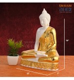 Golden Enlightenment Buddha Statue