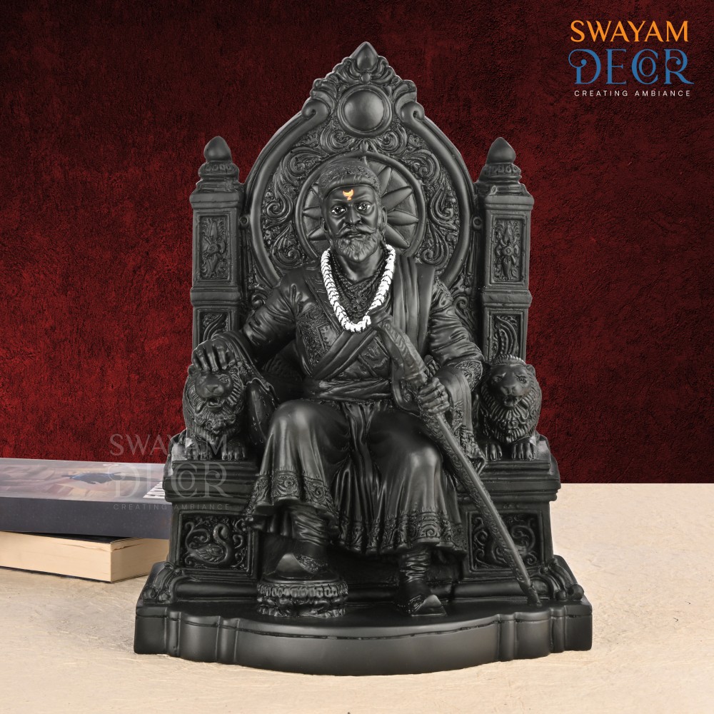 Shivaji Jayanti Special Idol in Black Finish