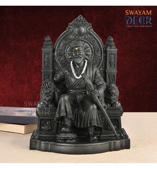 Shivaji Jayanti Special Idol in Black Finish