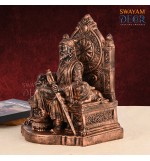 Chhatrapati Shivaji Maharaj Idol in Golden Black Finish