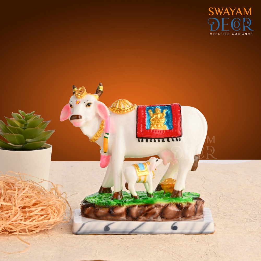 Laxmi Kamadhenu Cow Idol