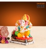 Golden Blessings Ganesha Statue