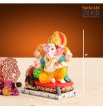 Golden Blessings Ganesha Statue