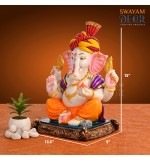 Elegant Pagadi Ganesha Statue