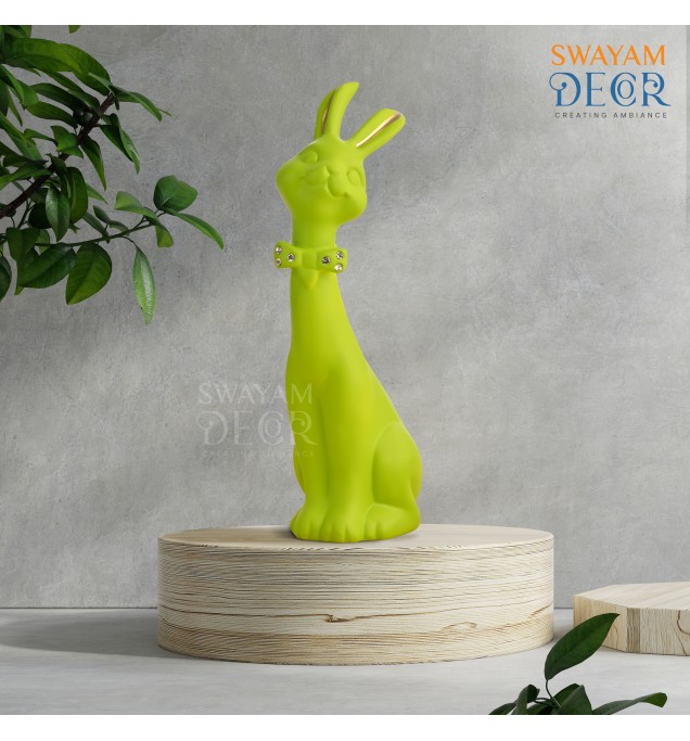 Bunny Shape Showpiece Figurine in Matte Finish